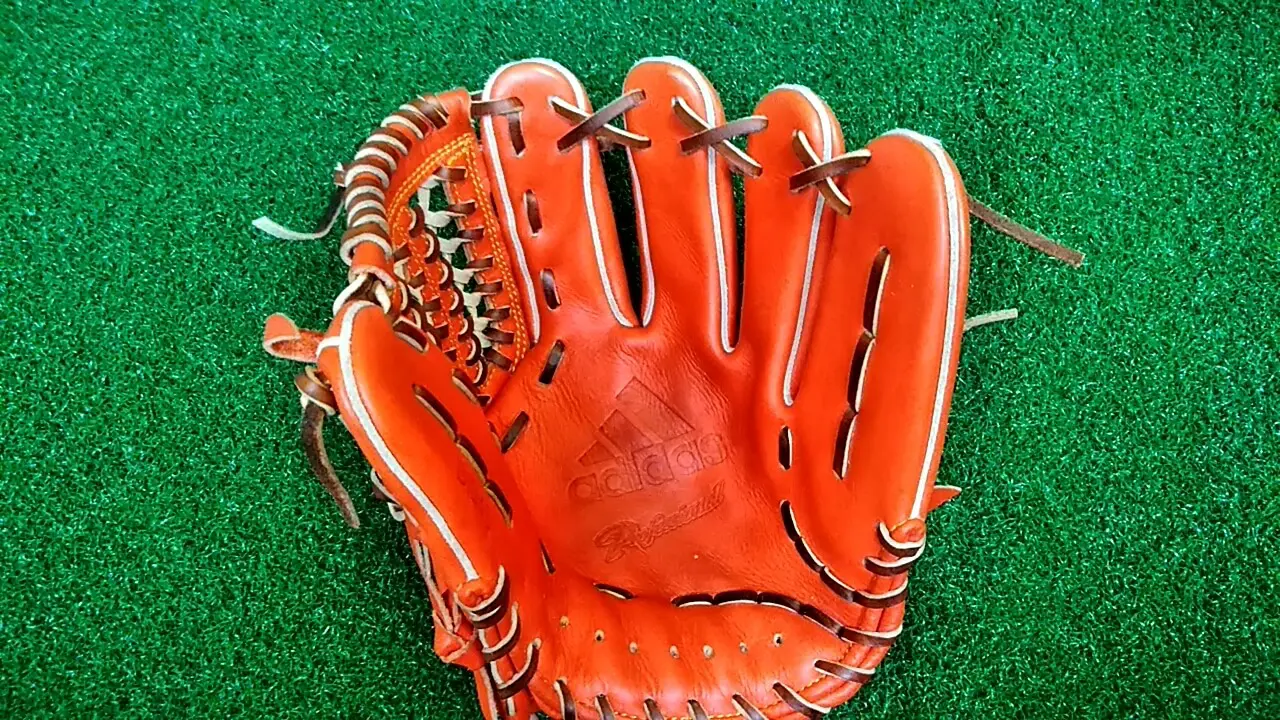 アディダス】おすすめグローブレビュー BID45 ボルドーオレンジ